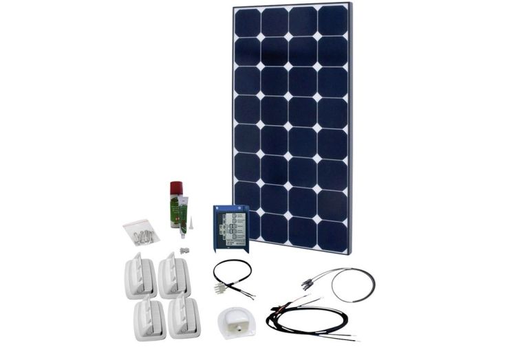 Panneau Solaire de Voyage 100W 12V Kit Solar Peak Five 4.0