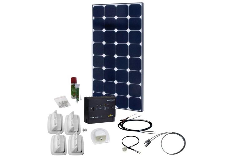 Panneaux solaires 12v pour charger la batterie en voyage 