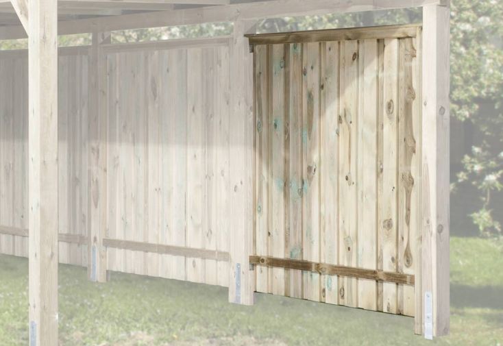 Paroi Latérale pour Carport Bois Optima (181x181)