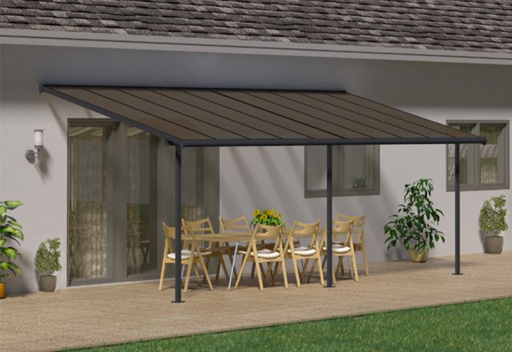 Pergola en Aluminium et Polycarbonate Capri 18 m²