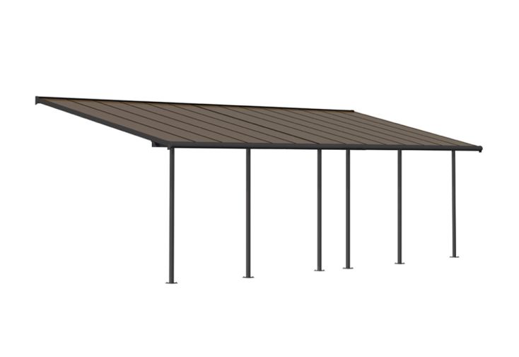 Pergola en Aluminium et Polycarbonate Capri 25 m² 