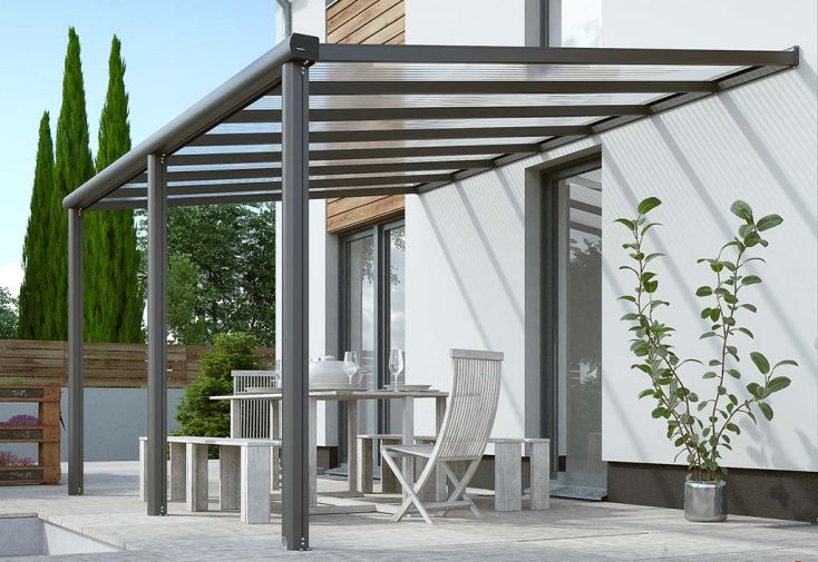 Pergola en Aluminium et Polycarbonate Compact Edition 10 m²