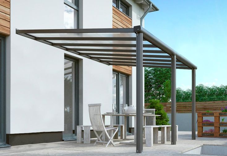 Pergola en Aluminium et Polycarbonate Compact Edition 13 m²