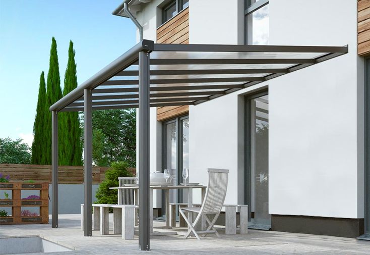 Pergola en Aluminium et Polycarbonate Compact Edition 16 m²