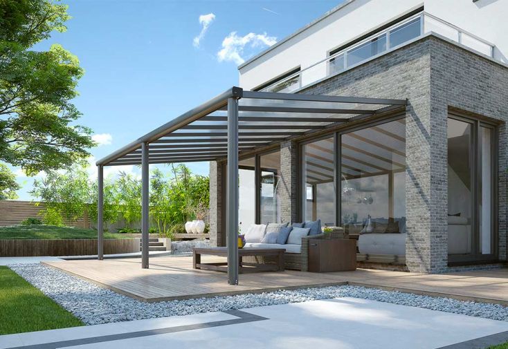 Pergola en Aluminium et Polycarbonate Compact Edition 18 m²	