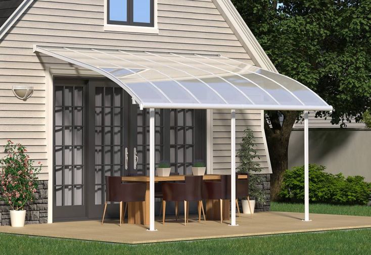 Pergola en Aluminium et Polycarbonate Joya 12 m² (3 x 4 m)