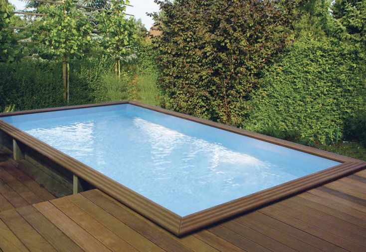 Piscine Bois Hors-Sol Rectangulaire - Quartoo (Pls dimensions)