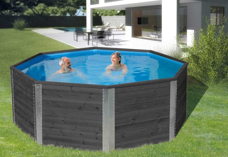 Piscine Bois Hors-Sol Capri 11,4 m3 D3,97