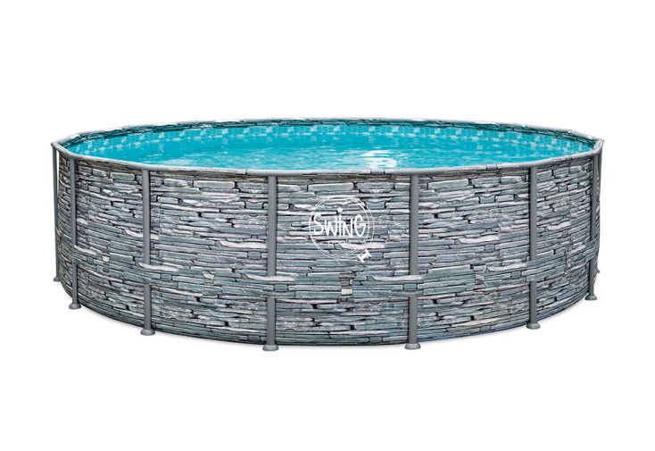 Piscine hors-sol tubulaire ronde – ∅ 4,8 m