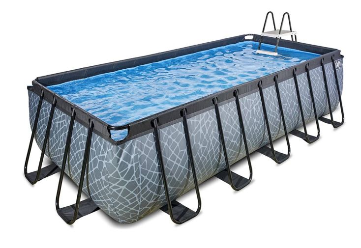 Piscine Hors-Sol Tubulaire Rectangulaire 5,4 x 2,5 x 1,22 m (pls coul)