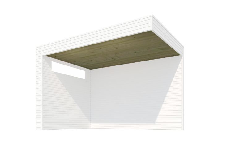 Plafond pour Extension Abri de Jardin Epicéa Traité Qube 210 x 294 cm 