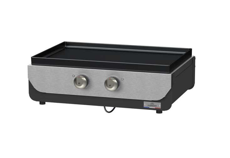 Plancha électrique en inox Le Marquier 3,5 kW – 60 x 40 cm