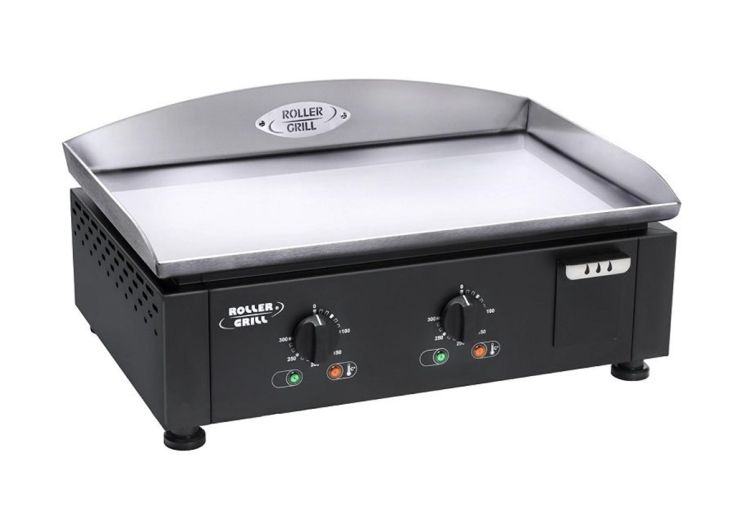 Plancha électrique en inox 3500 W noir - 59 x 38 cm