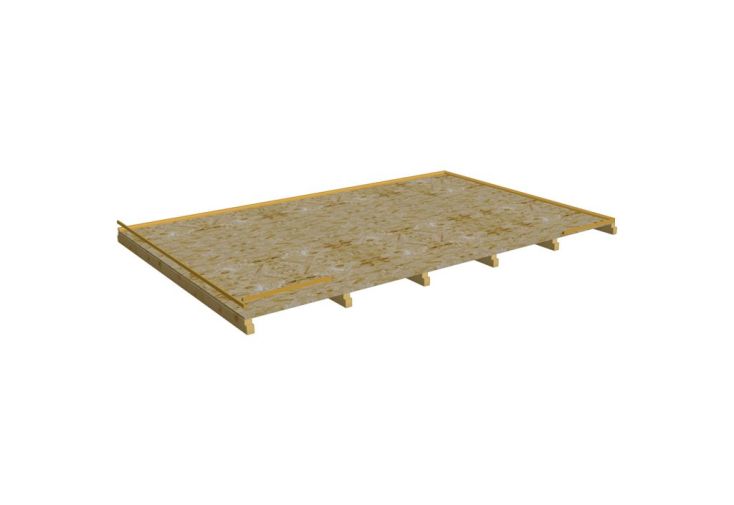 Plancher en Bois pour Abri de Jardin BA 4040.02 N