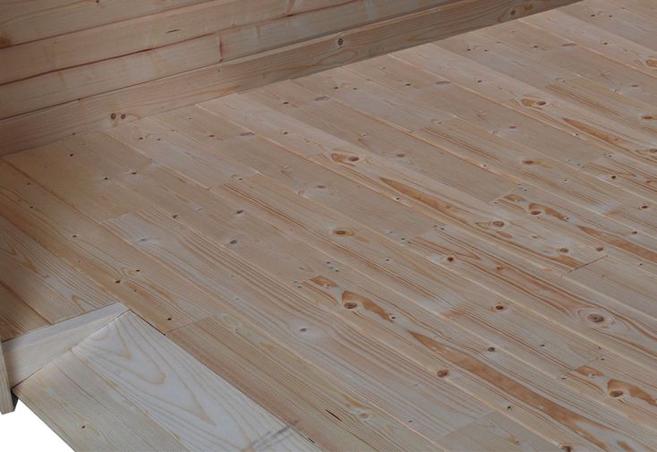 Plancher pour Abri de Jardin en Bois d’Épicéa Woodlands Koski XL