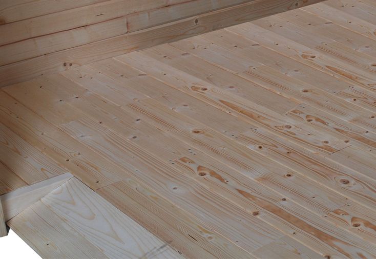 Plancher pour Abri de Jardin en Bois d’Épicéa Woodlands Koski