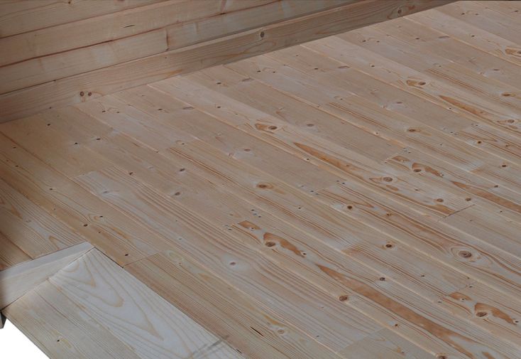 Plancher pour Abri de Jardin en Bois d’Épicéa Modern 15 m²