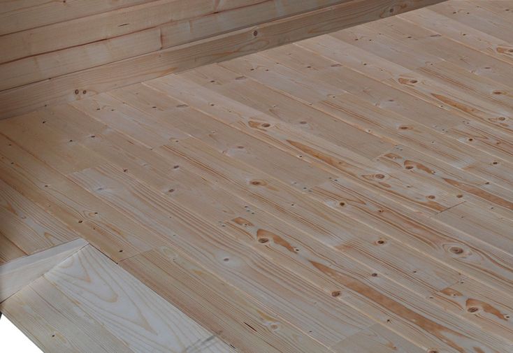 Plancher pour Abri de Jardin en Bois d’Épicéa Q Line 10 m²