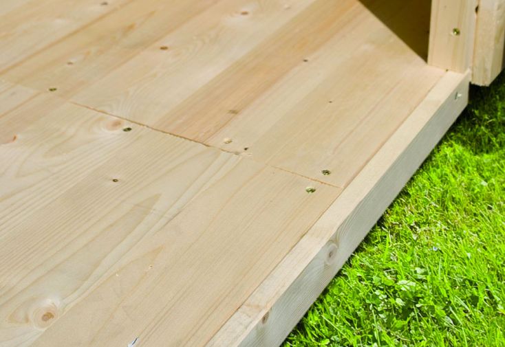 Plancher en Bois pour Abri de Jardin Merseburg 3 