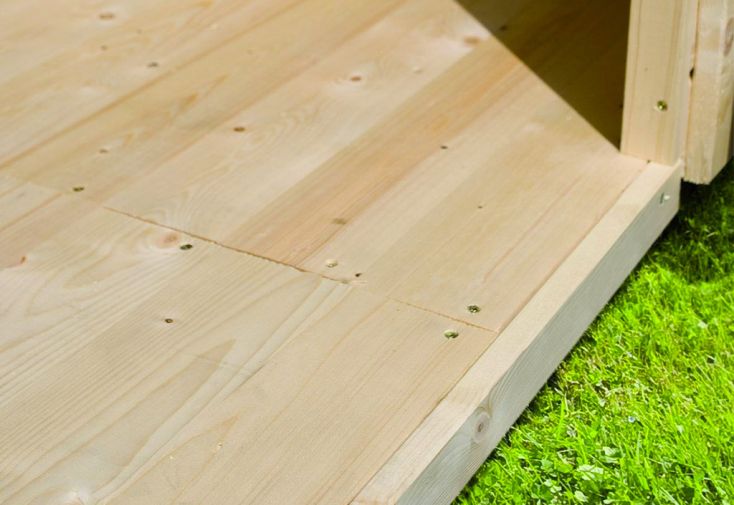 Plancher en Bois pour Abri de Jardin Karibu 2,09 x 2,13 m