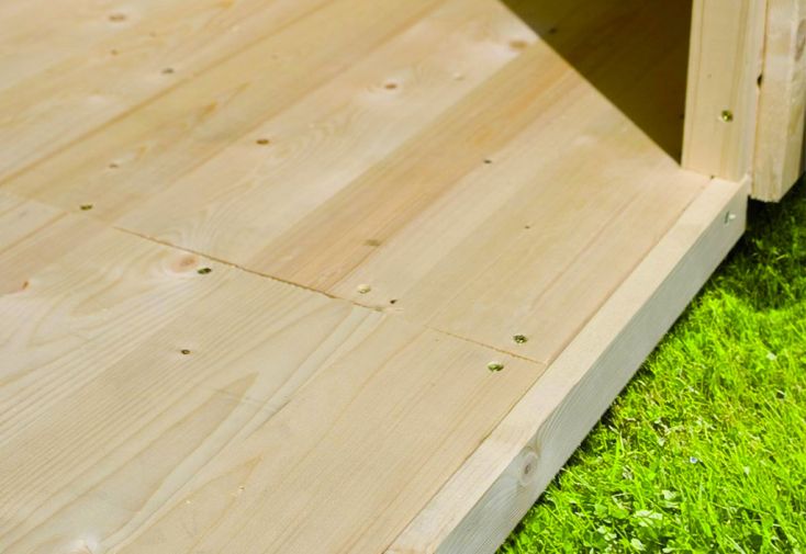 Plancher en Bois pour Abri de Jardin Merseburg 5 