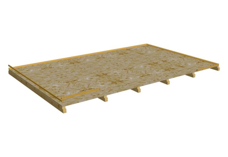 Plancher en Bois pour Abri de Jardin BA 4030.02 N (12 m²)