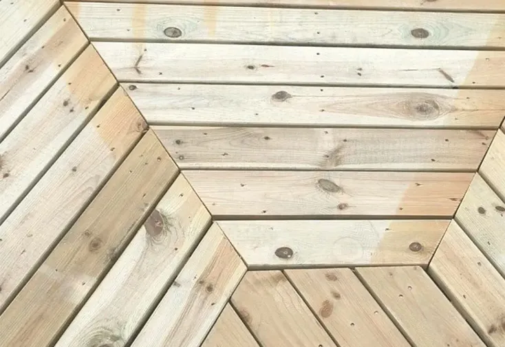 Plancher pour kiosque de jardin en bois autoclave 4,6 m² Jagram
