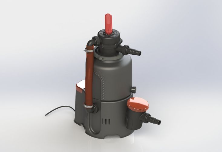 Pompe de filtration à sable pour piscine Mountfield – Azuro 6 m³