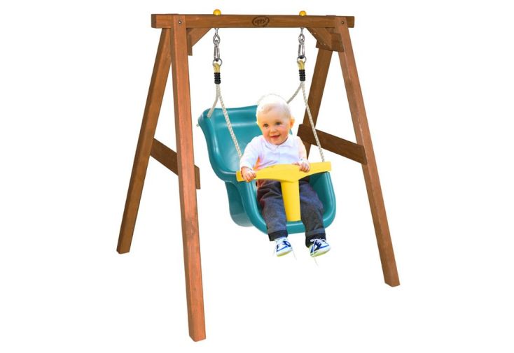 Portique Balancoire Pour Bebe En Bois De Hemlock Axi