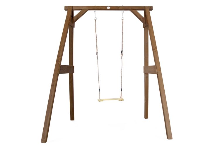 Portique Simple Balançoire en Bois de Hemlock