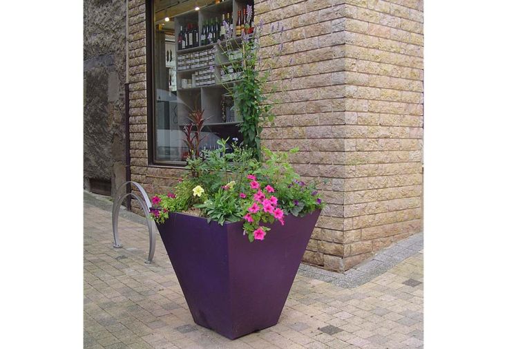 Pot de fleurs en plastique Stark M simple ou double paroi (50 x 100 cm)