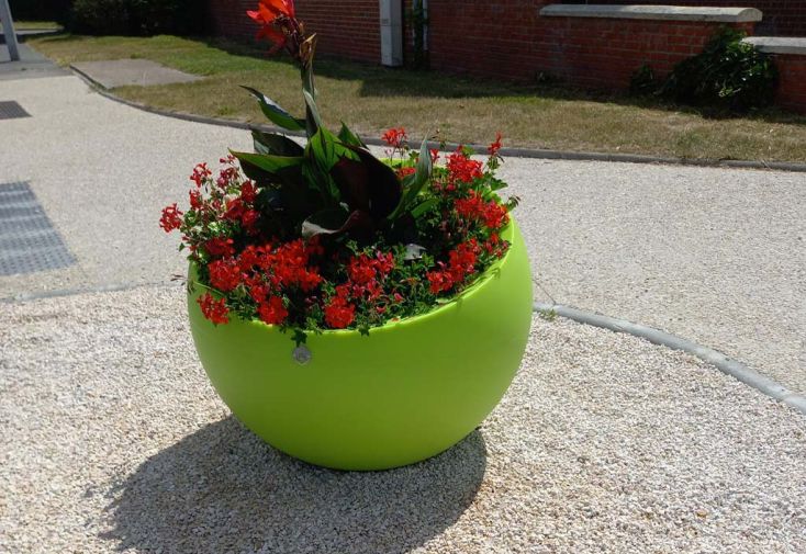 Pot de fleurs rond PAPI en PEHD 80 cm - Minimo