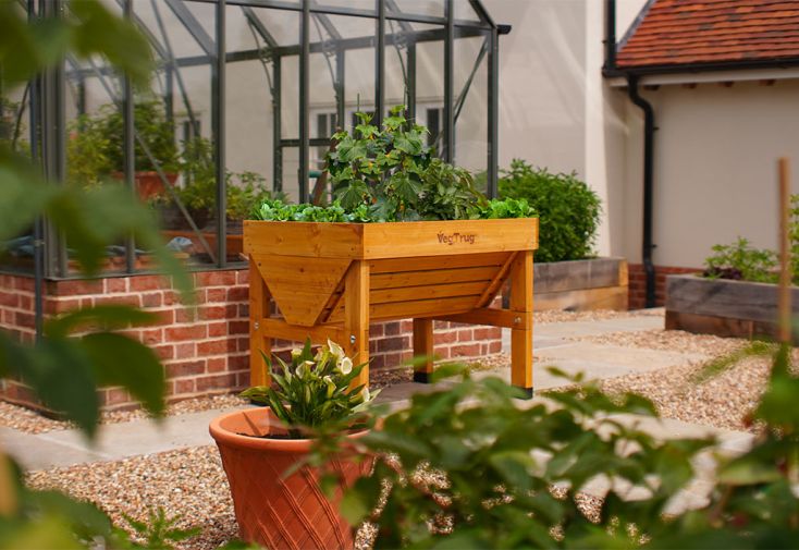 Potager surélevé en bois H. 80 cm 210 L - VegTrug Classic 1 m 