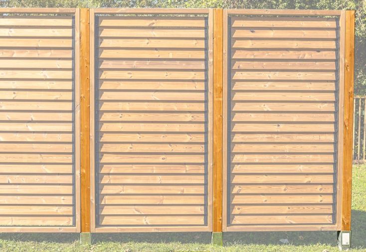 Panneau Brise-Vue en Bois Traité THT 1 x 2 m (la pièce) - Habrita