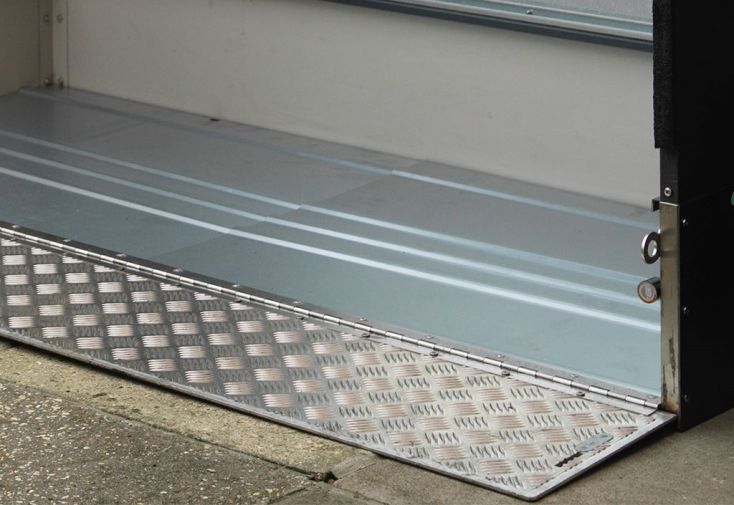 Plancher et rampe en métal pour coffre à vélos Trimetals