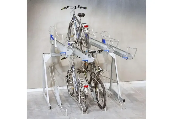 Range-vélos ascenseur en acier galvanisé – 8 vélos 