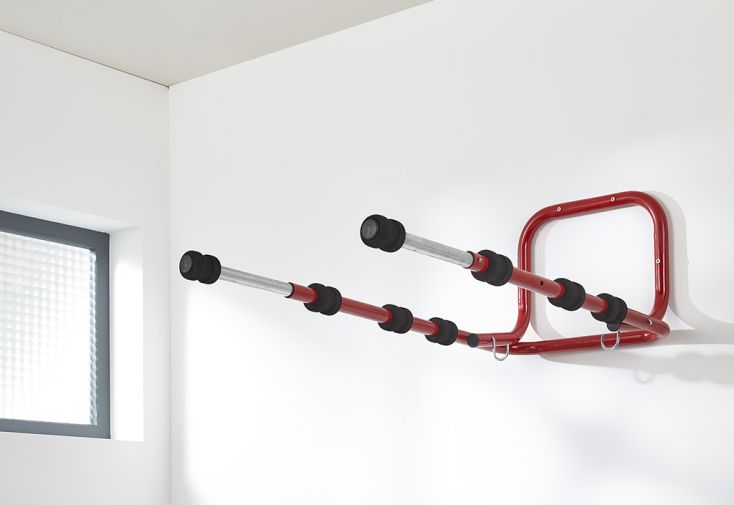 Range-vélos mural rabattable Mottez – 4 vélos