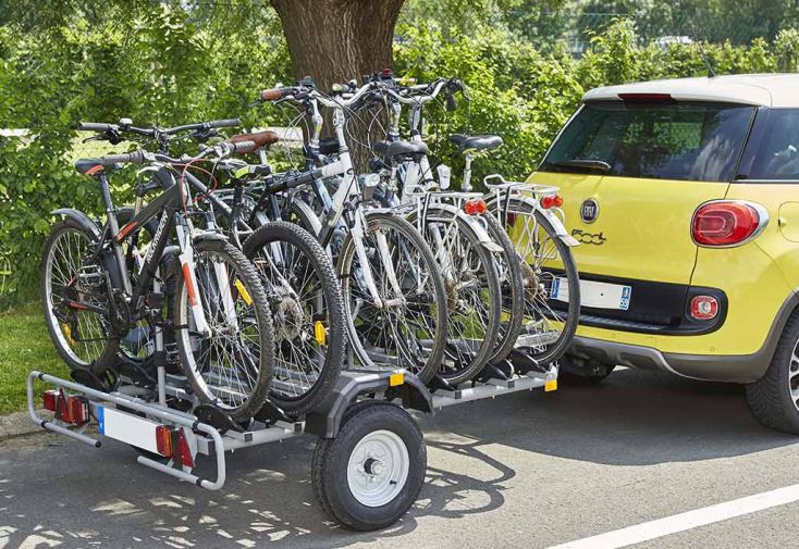 Remorque pour vélos sur attelage Mottez – 6 vélos