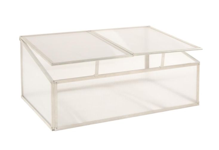 Serre châssis en polycarbonate pour jardinière Westmann – 95 x 62 cm