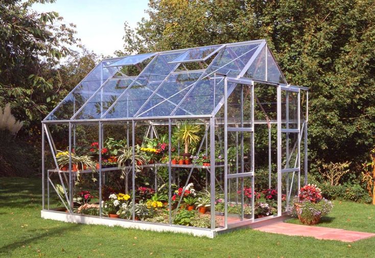 Serre de jardin 8,3 m² en aluminium et verre trempé 3 mm - Magnum 108