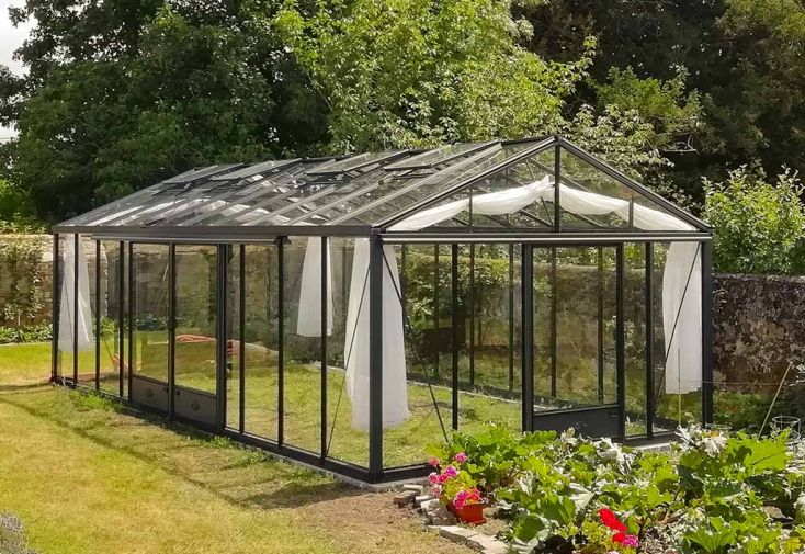 Serre de Jardin en Aluminium et Verre Trempé Supra 28,6 m²