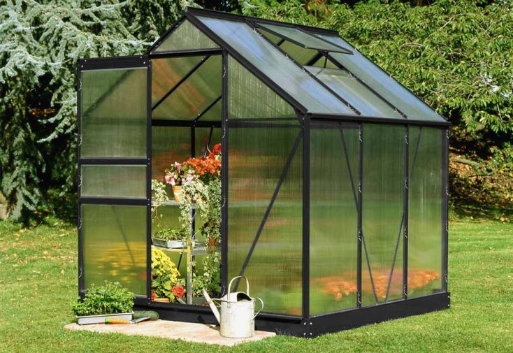 Serre de jardin en aluminium et polycarbonate Popular 66 - 3,8 m²