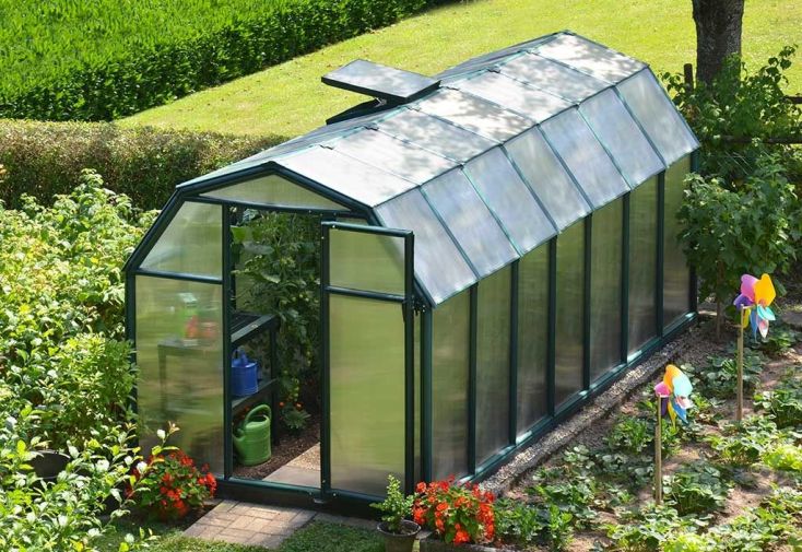 Serre de Jardin Verte Polycarbonate et PVC – Eco Grow