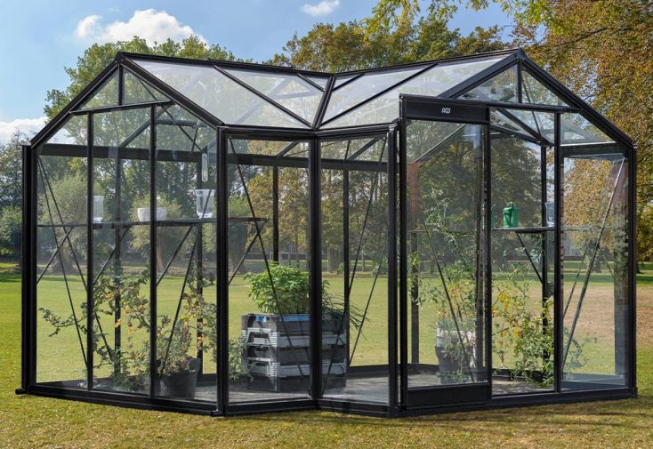 Serre orangerie ACD en aluminium et verre trempé 11 m² - Aurélie