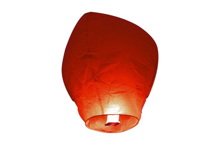 Lanternes volantes rouge