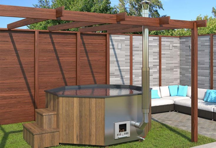 Spa d’extérieur en bois 10 places Delux 240 XL Mulliking