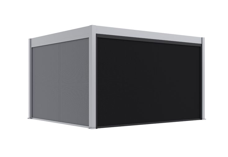 Store latéral pour pergola bioclimatique Grand Tuscan  - 403 cm