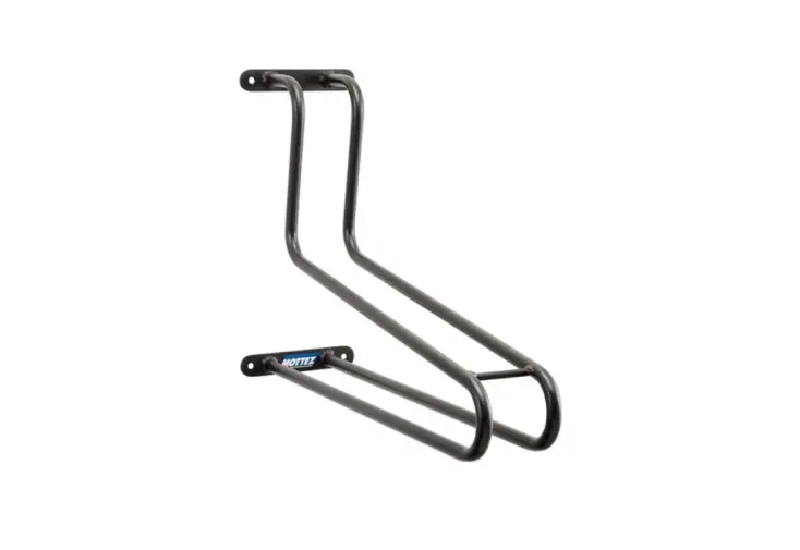 Support mural vertical en acier pour vélo - 60 x 17 x  41 cm