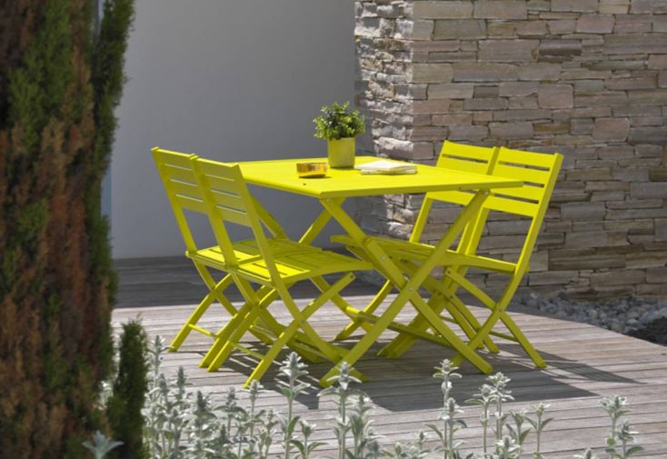 Table de Jardin Pliante Marius 140x80 - City Garden