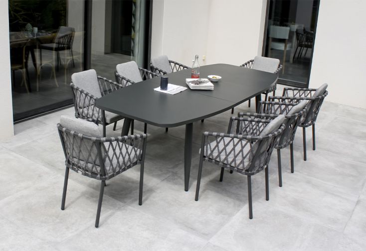 Table de Jardin Extensible en Aluminium Pilat 200/260 cm